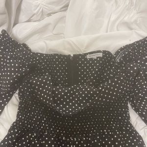 WeWoreWhat Smoked Linen Romper